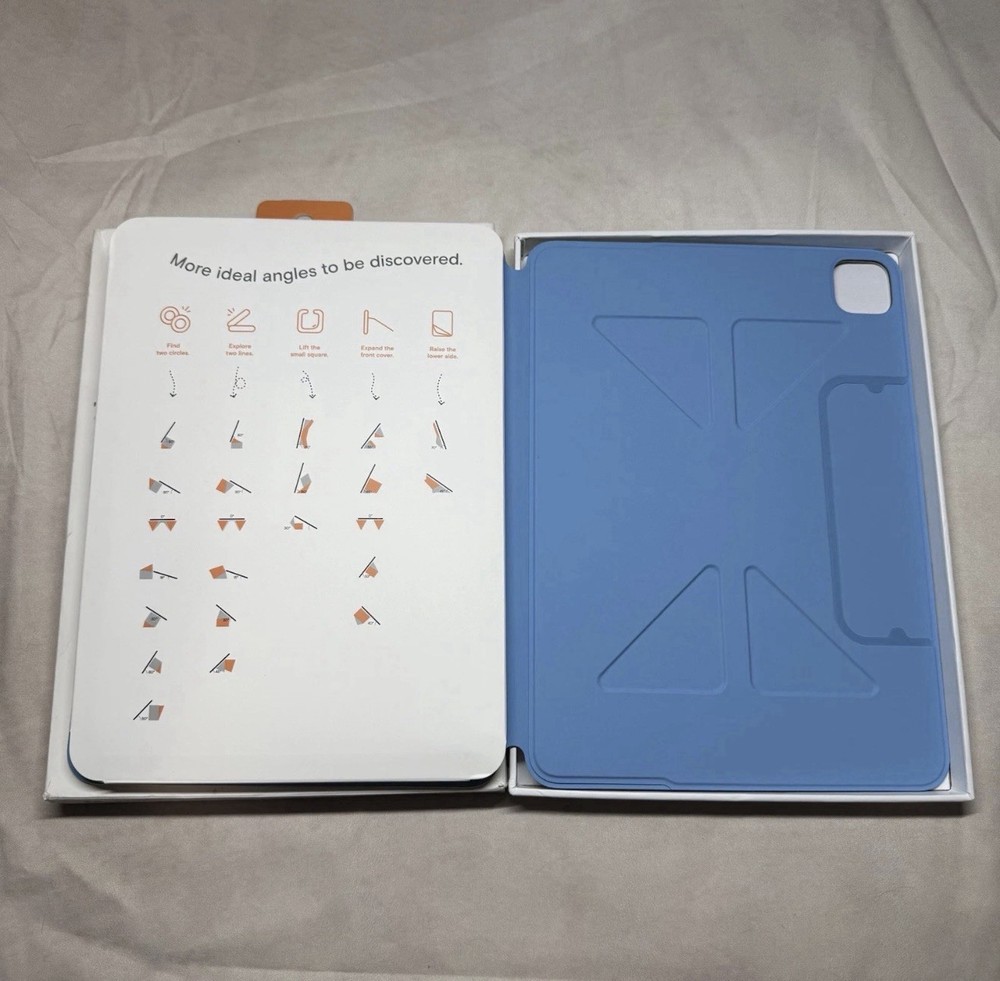 MOFT Dynamic Folio Case iPad Pro 11” 2024 M4 Grey And Blue