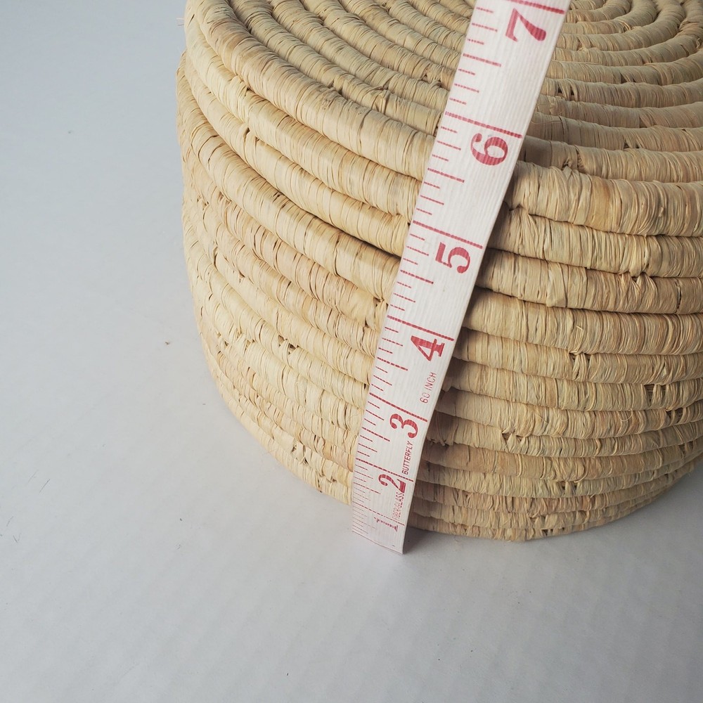Handwoven African Basket With Lid