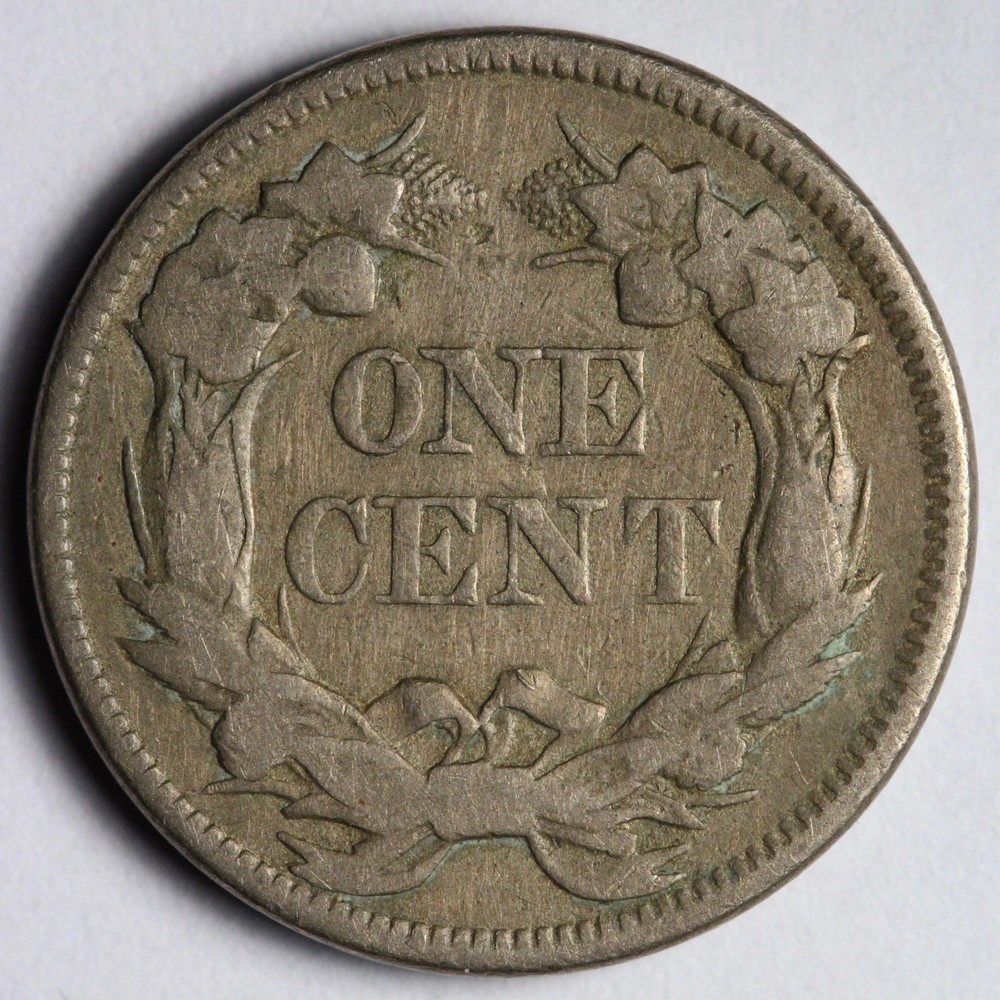 1857 Flying Eagle Cent Penny VF E185 TRSA