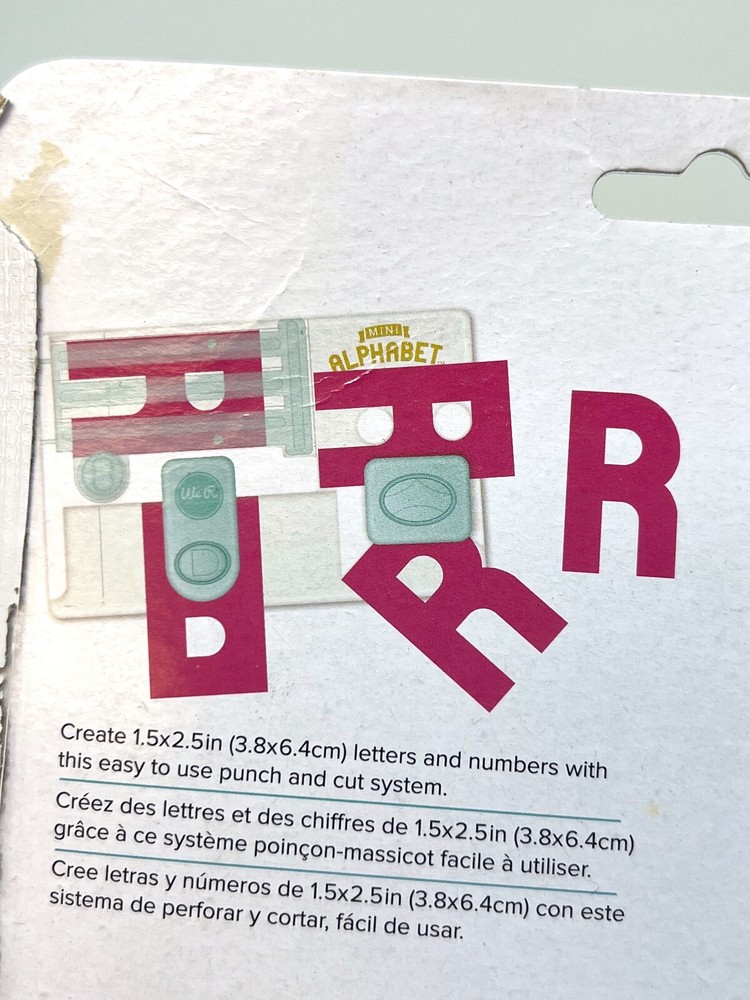 We R Memory Keepers Mini Alphabet Punch Board