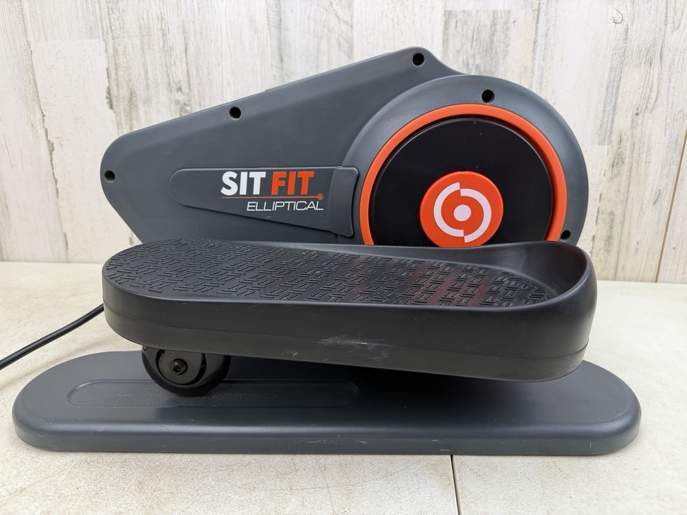 Sit Fit Compact Motorized Elliptical Pre-Owned Tested/Works w/Power Cable Good!