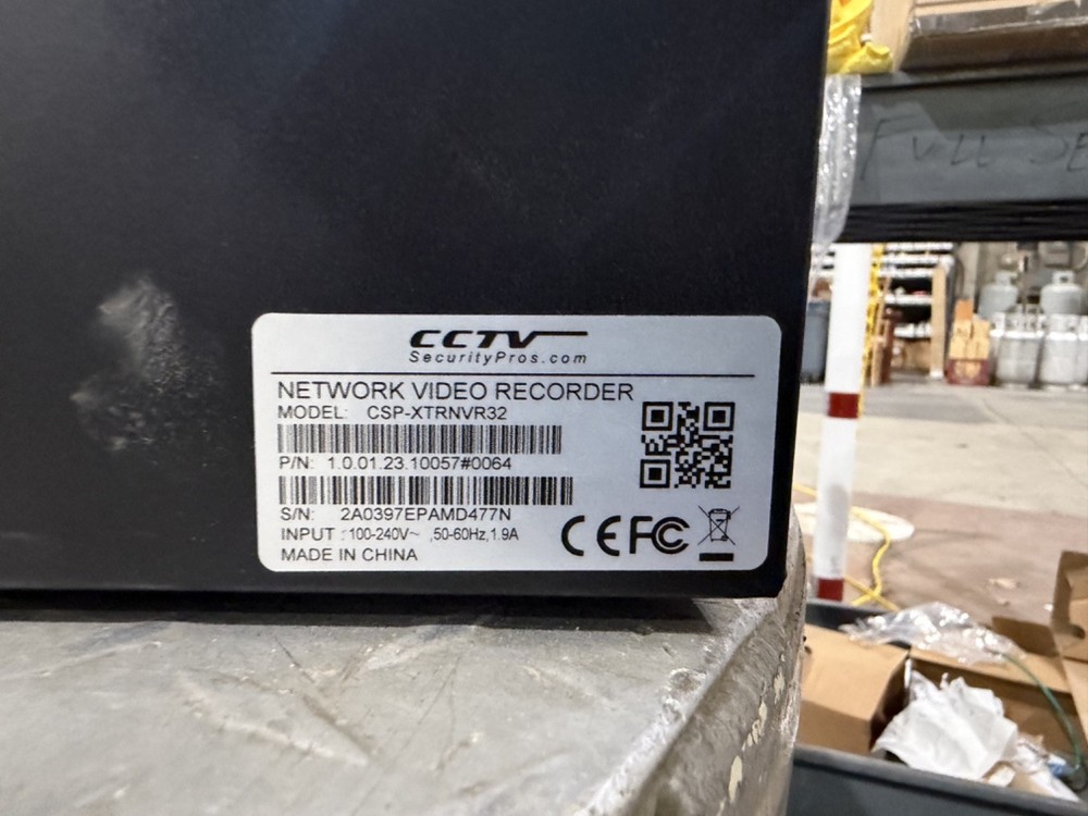 CCTV Security-pros Network video recorder model csp-xtrnvr32