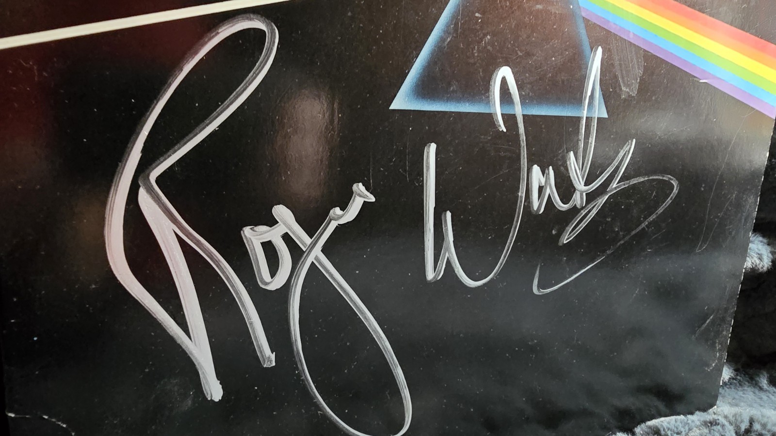 Pink Floyd The Dark Side of the Moon Signed Original Vinyl Record