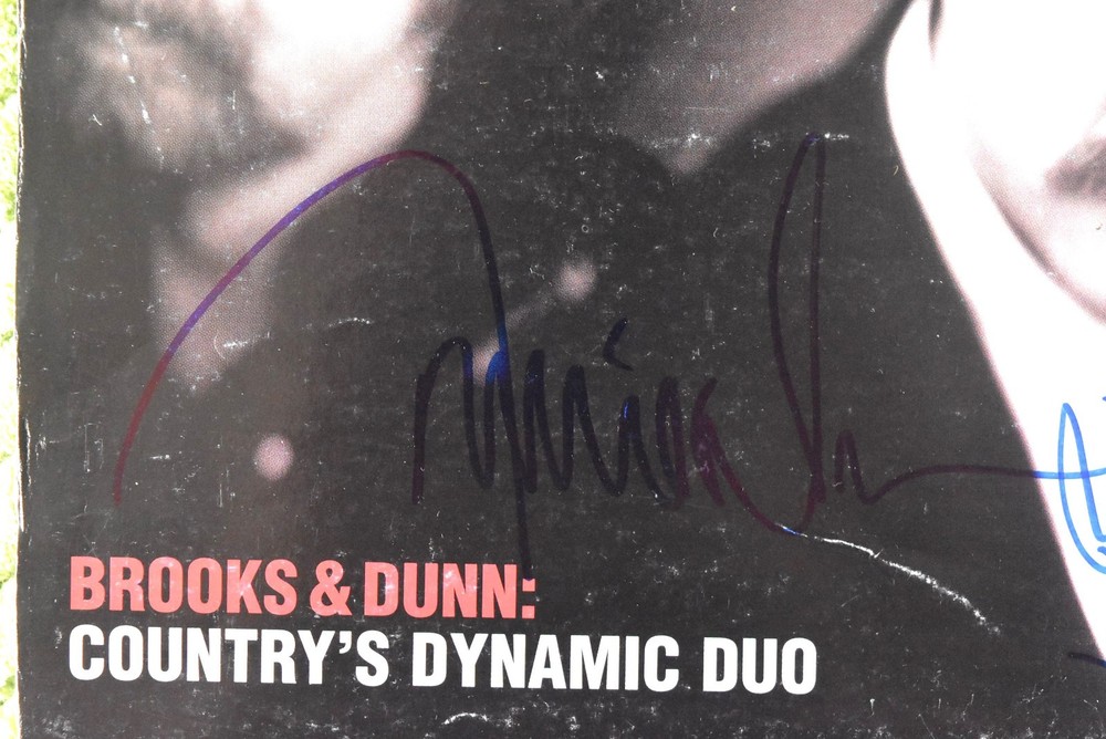 Brooks and Dunn Original Hand Signed Paper