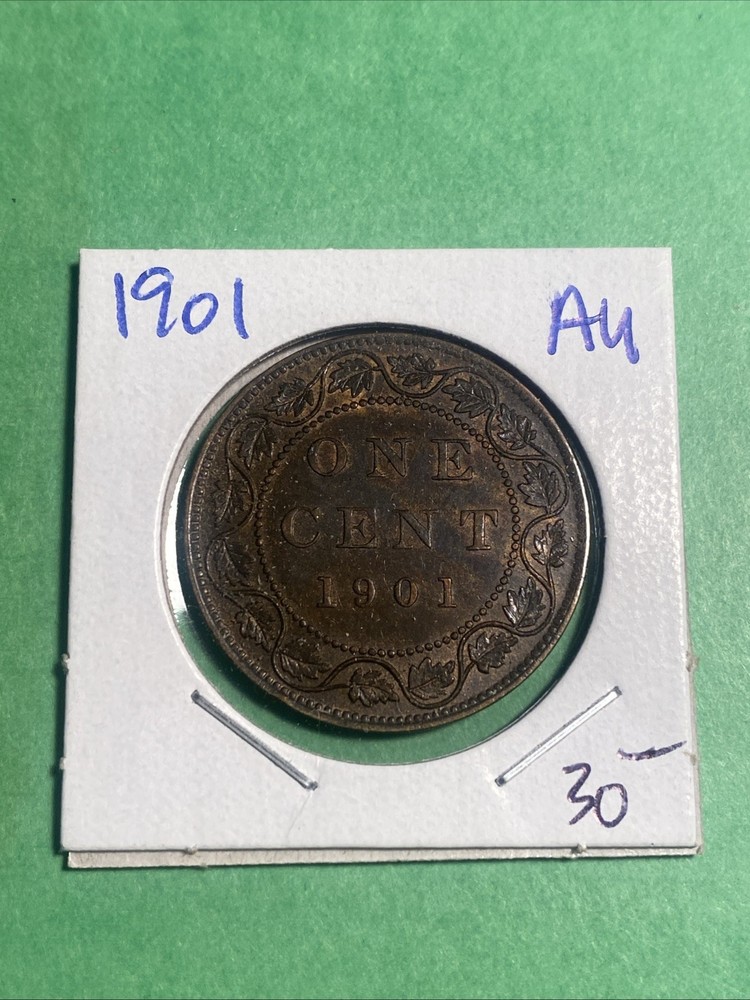 1901 Canada 1 Cent AU