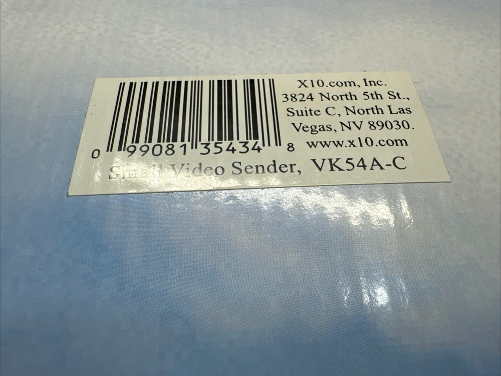 Small Video Sender VK54A-C - X10.com