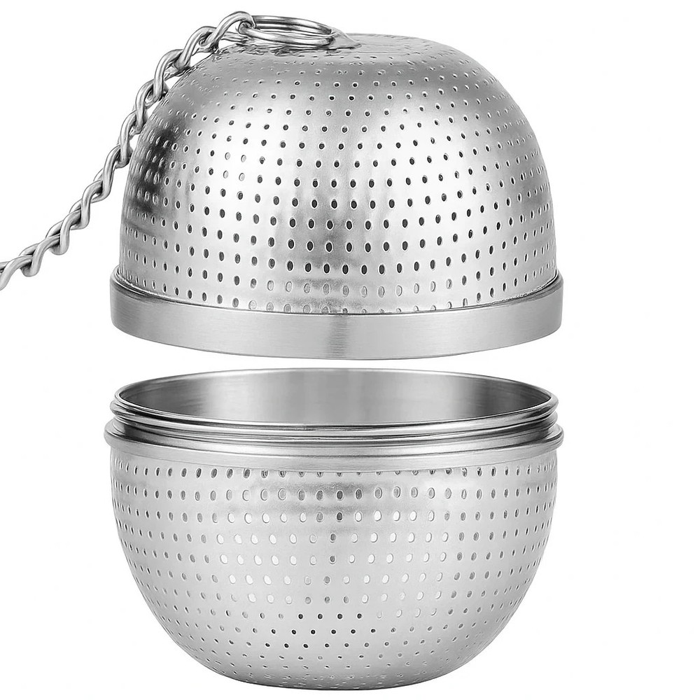 Premium Tea and Spice Infuser – Fine Mesh with Threaded Closure, Reusable