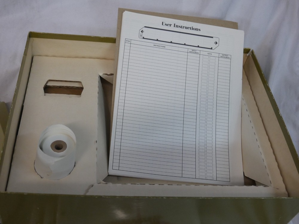 1978 Hewlett Packard HP 97 Programmable Calculator Complete with Manuals + Box!