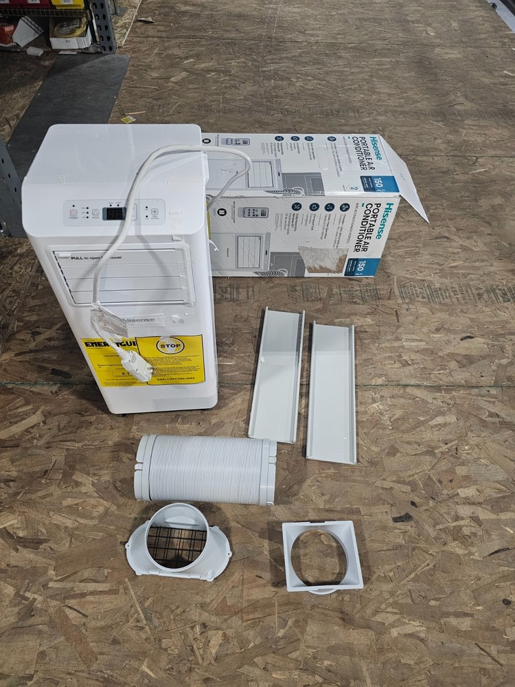 Hisense WAP0525CR1W 5000 BTU DOE 115V Vented Small Room Portable Air Conditioner