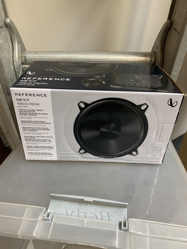Infinity Reference REF-507CF 5-1/4" Component Speaker System 5.25 With Tweeters