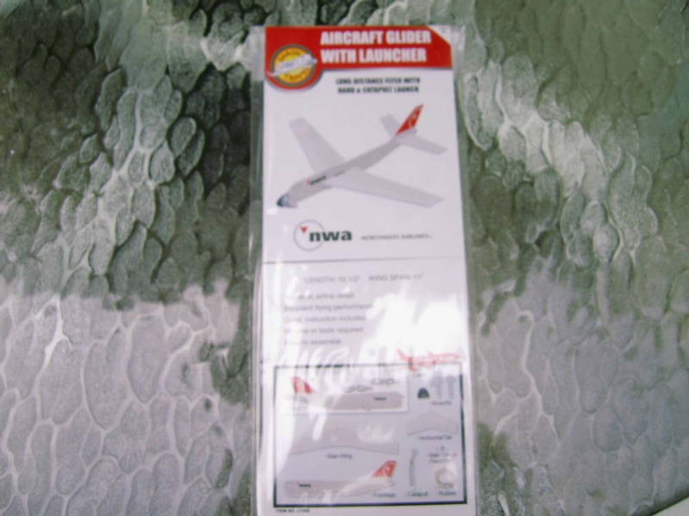 Northwest Airlines Glider with Launcher