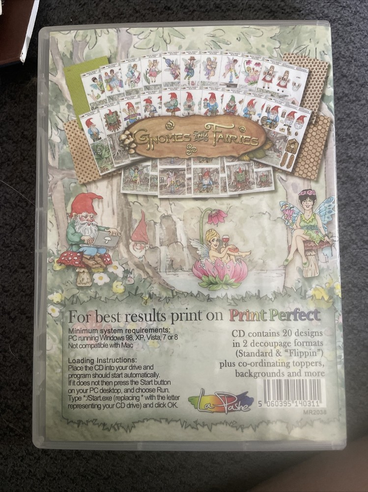Gnomes And Fairies Designs Cd From La Pashe