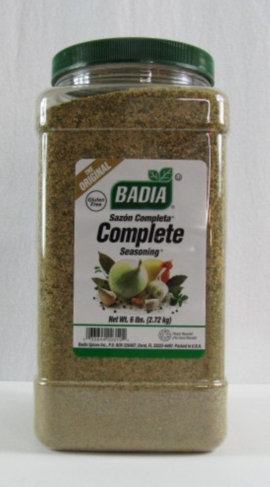 Badia Complete Seasoning 6 LBS Container . NIP
