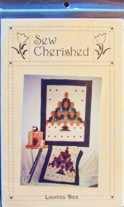 1991 Sew Cherished: "LIGHTED TREE" Christmas Quilted Wall Hanging PATTERN - New!