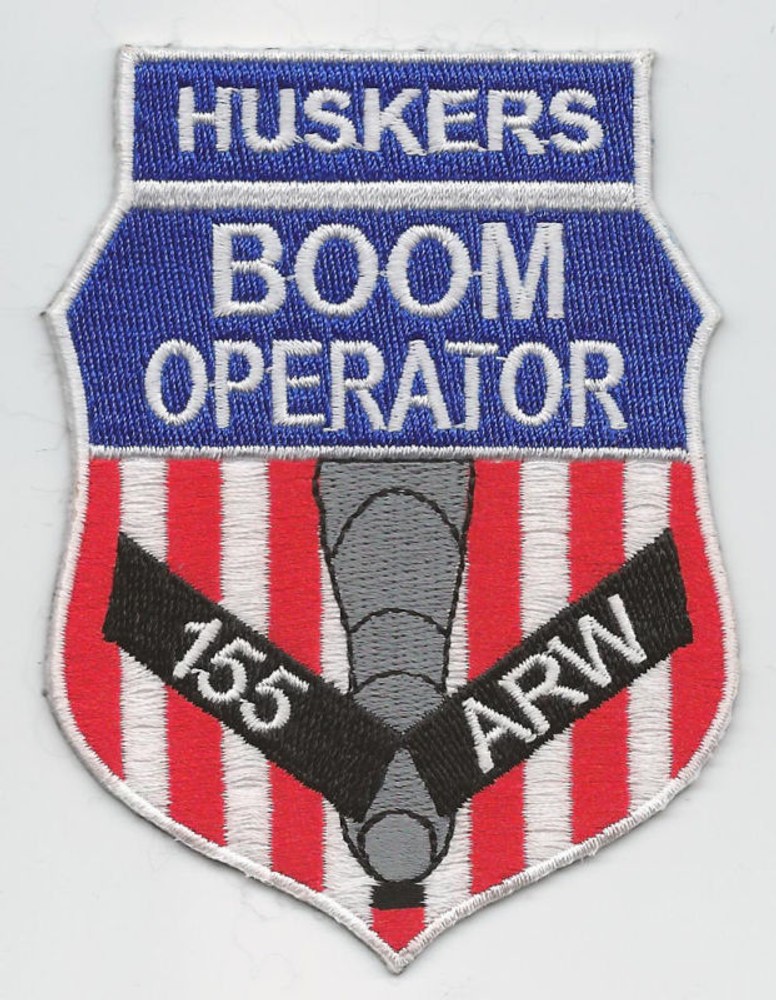 155th AIR REFUELING WING HUSKERS BOOM OPERATOR patch