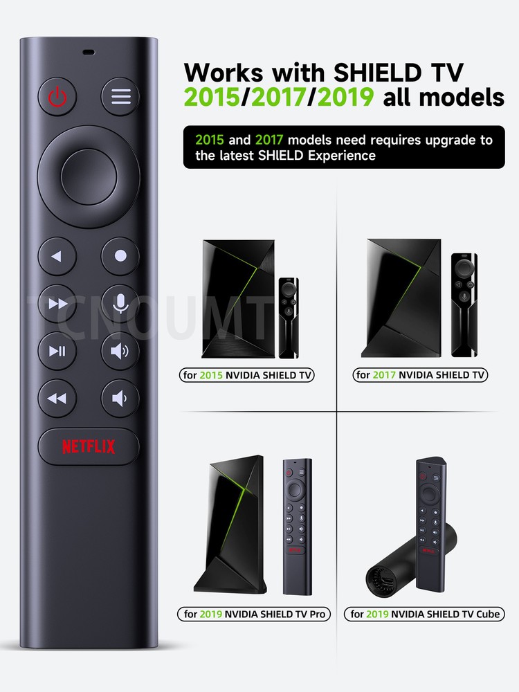 P3700 Voice Remote Control For Nvidia Shield TV New Version, Automatic Backlight