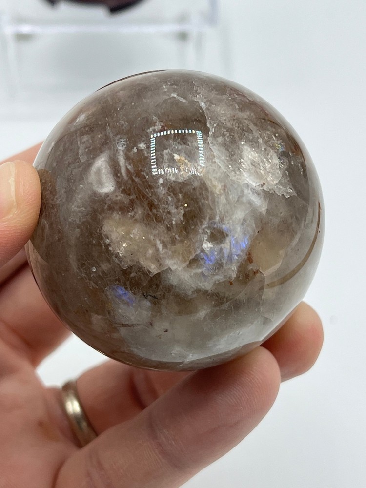 Fire Quartz with Blue Flash D