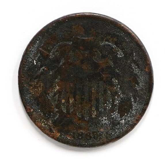 1865 Two Cent Piece