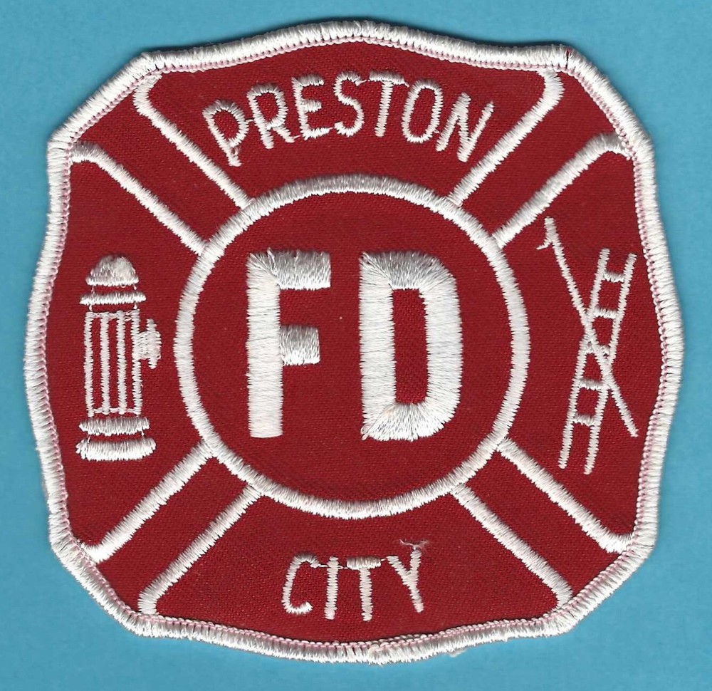 PRESTON CITY CONNECTICUT FIRE RESCUE PATCH