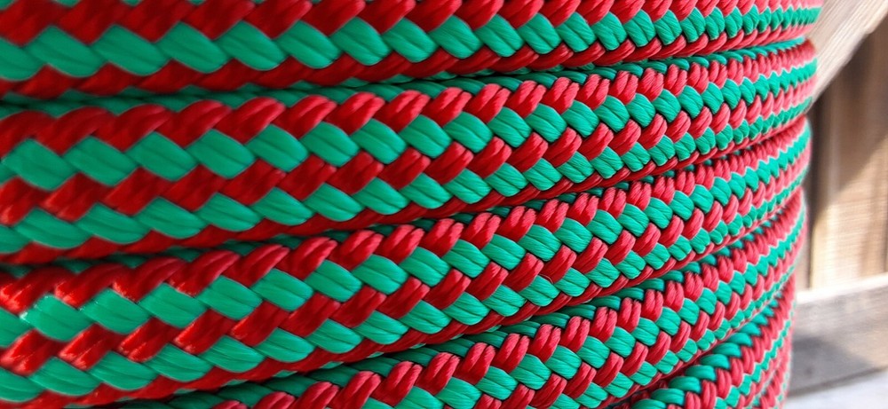 1/2 " x 150 ft. Double Braid-Yacht Braid Polyester Rope. US Made