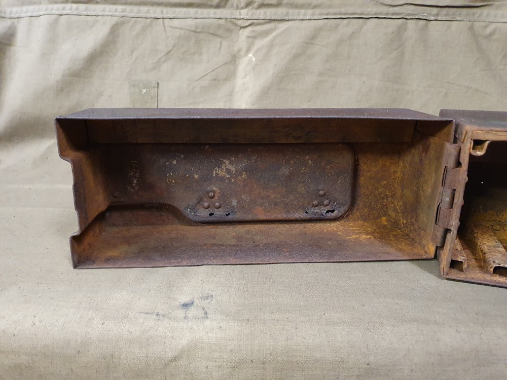 Original WWII WW2 Relic German MG-13 Ammo Box / Case