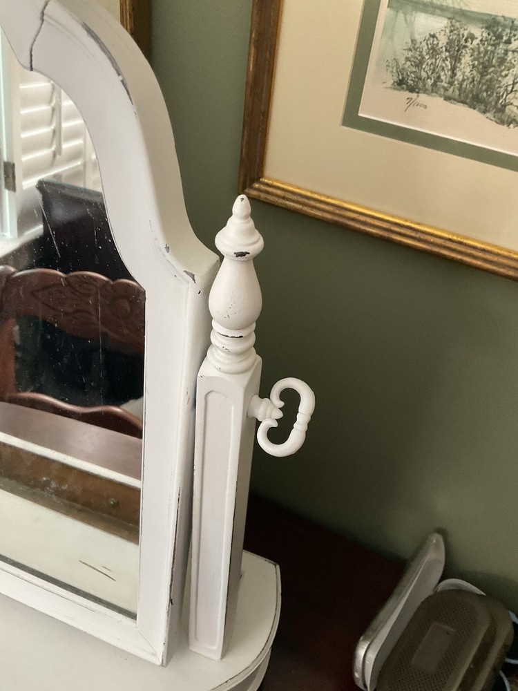 Shaving Mirror With Drawer