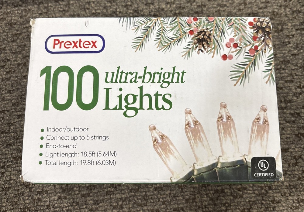 100ct Clear String Lights