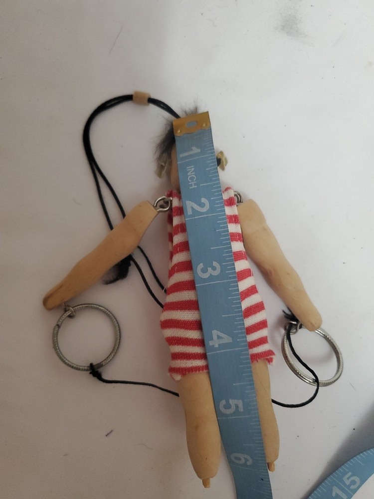 Wood Pull String Toy Jumping Jack Puppet