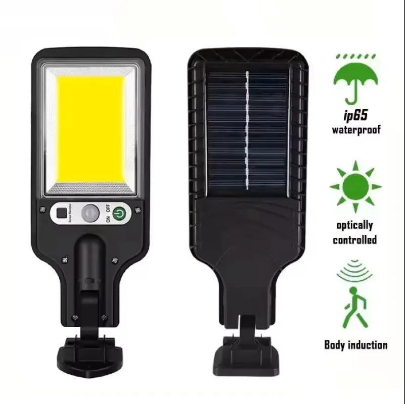 Solar Motion Sensor Wall Lights 117 LED Outdoor Security Floodlight 3 Modes