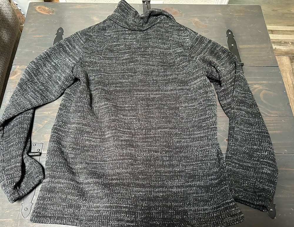 SPYDER Active Heather Gray 1/4 Zip Pullover Jacket Moisture Wicking Boys X-Large