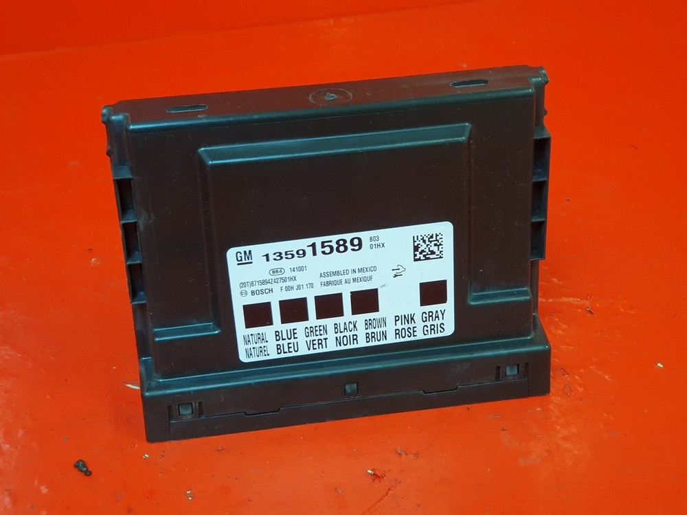 VAUXHALL CORSA E MK4 BCM BODY CONTROL MODULE GM 13591589 2015-2019 WITH CODE