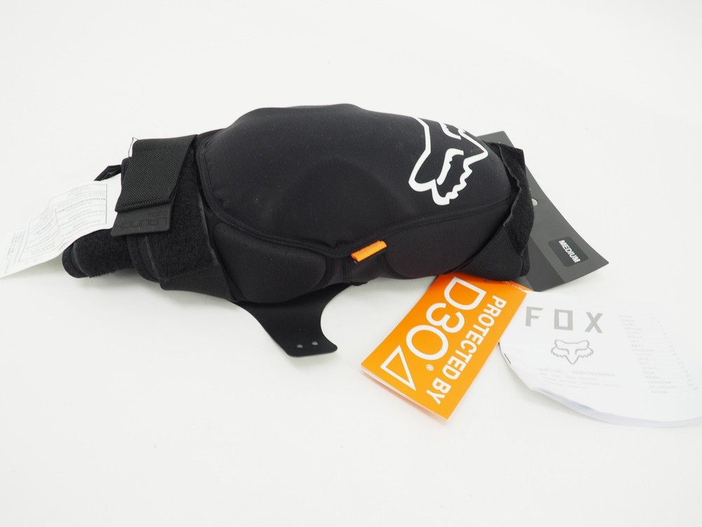 New! Fox Launch D30 Knee Guards MTB Size Medium Left/Right Pair Black