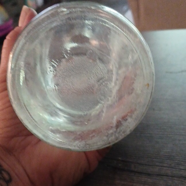 Clear Glass Collectible Bottle