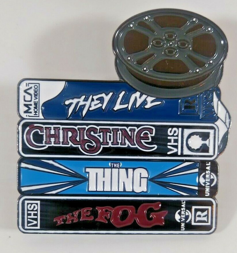 John Carpenter Horror Films VHS Enamel Pin Unbranded