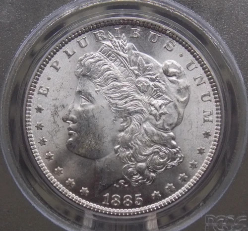 1885 P Morgan Silver Dollar PCGS MS-63