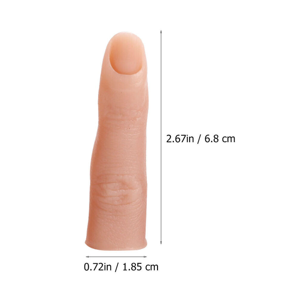 Prosthetic Finger Tips Realistic Silicone Hand Full Practice Tools Hands Fake