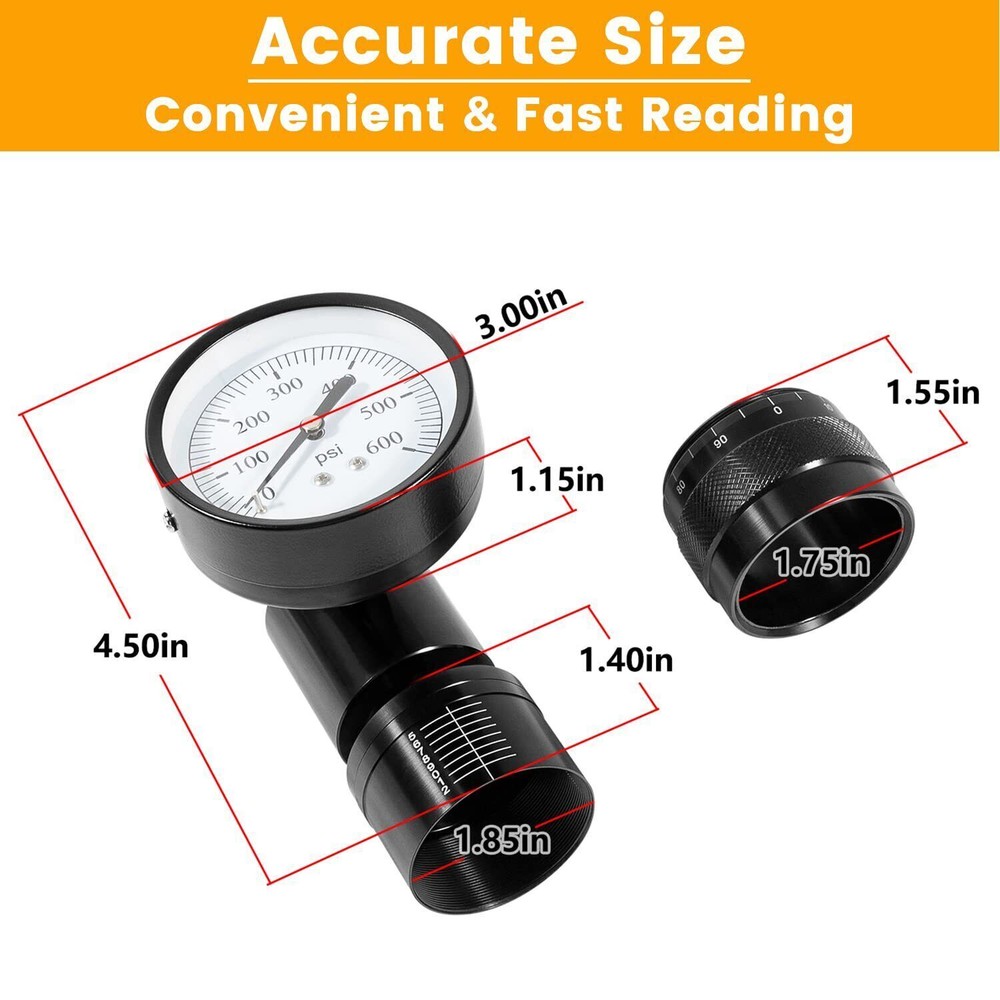 66841 Mini Valve Spring Tester Micrometer Spring Checker for Vise Arbor Press