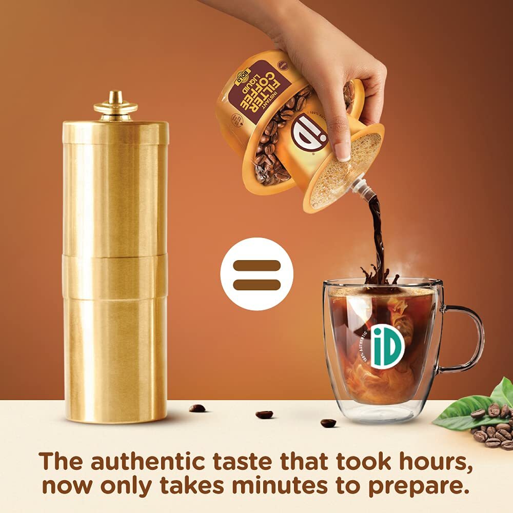 iD 100% Authentic Instant Filter Coffee Decoction 20 ml Pack Liquid Coffee India