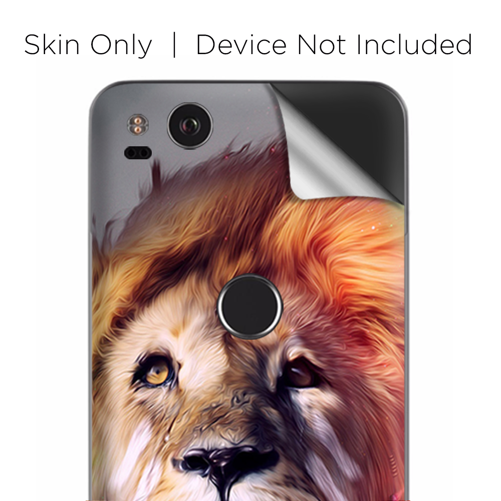 Google Pixel 2 Skins Decal Wrap Lion face