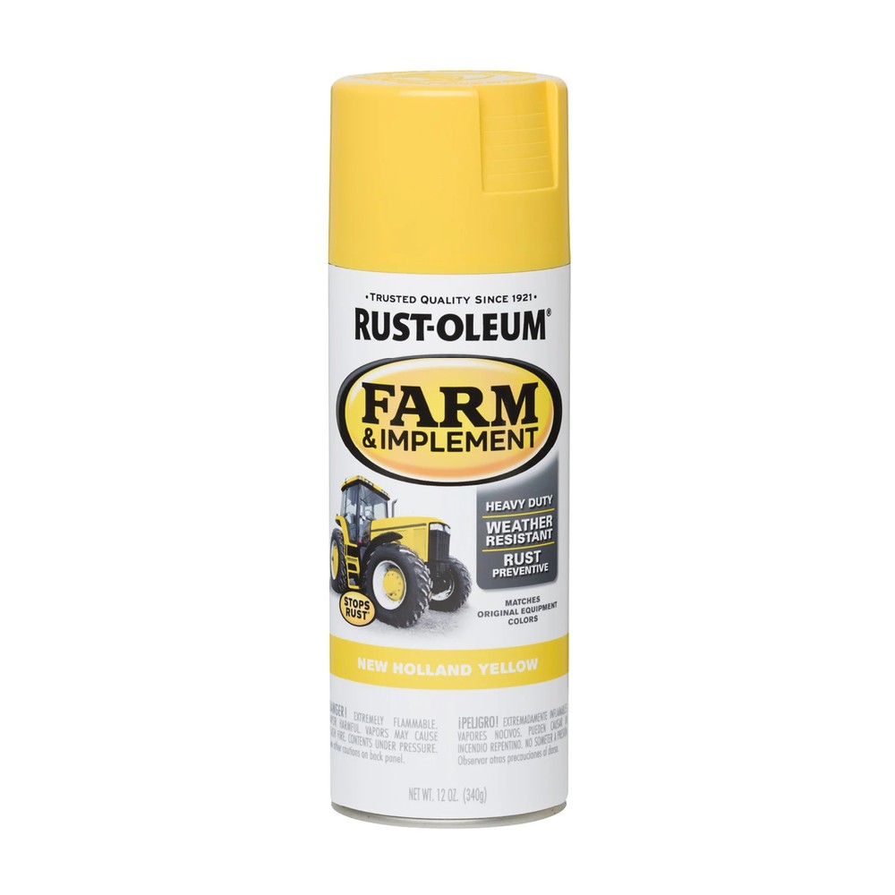 6 Pack Farm Implement Equipment Gloss Spray Paint Yellow