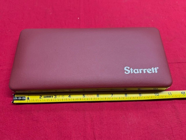 Starrett 124BZZ Case ONLY for 124BZ Solid-Rod Inside Micrometer Set 2-12" Range