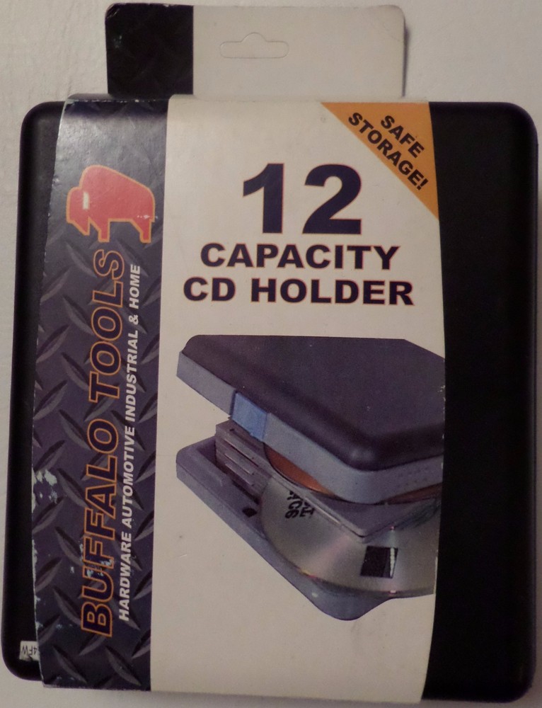12 CAPACITY CD HOLDER BY BUFFALO TOOLS, NEW!