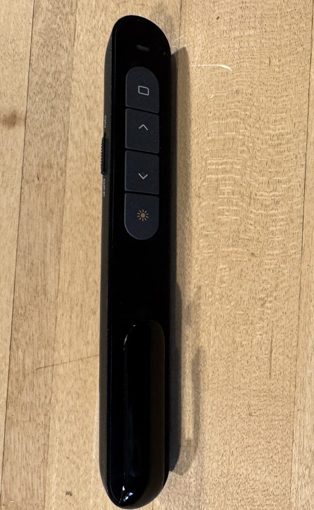 DinoFire Wireless Presenter Hyperlink Volume Control Presentation Clicker RF ...