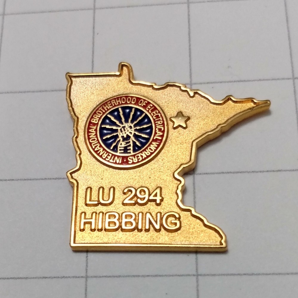 IBEW Lapel Pin Local 294 Hibbing, MN.