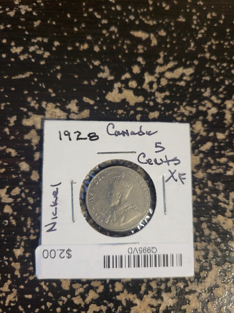 1928 Canada 5 Cents