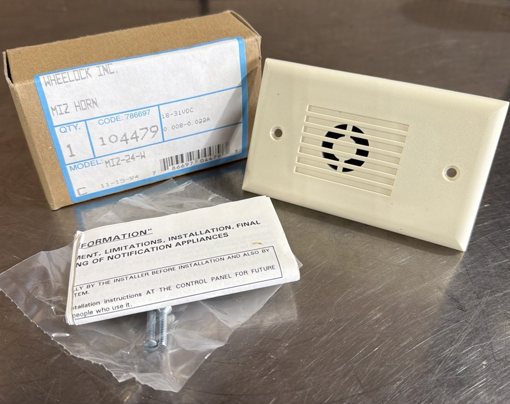 WHEELOCK MIZ-24-W Nos Surplus