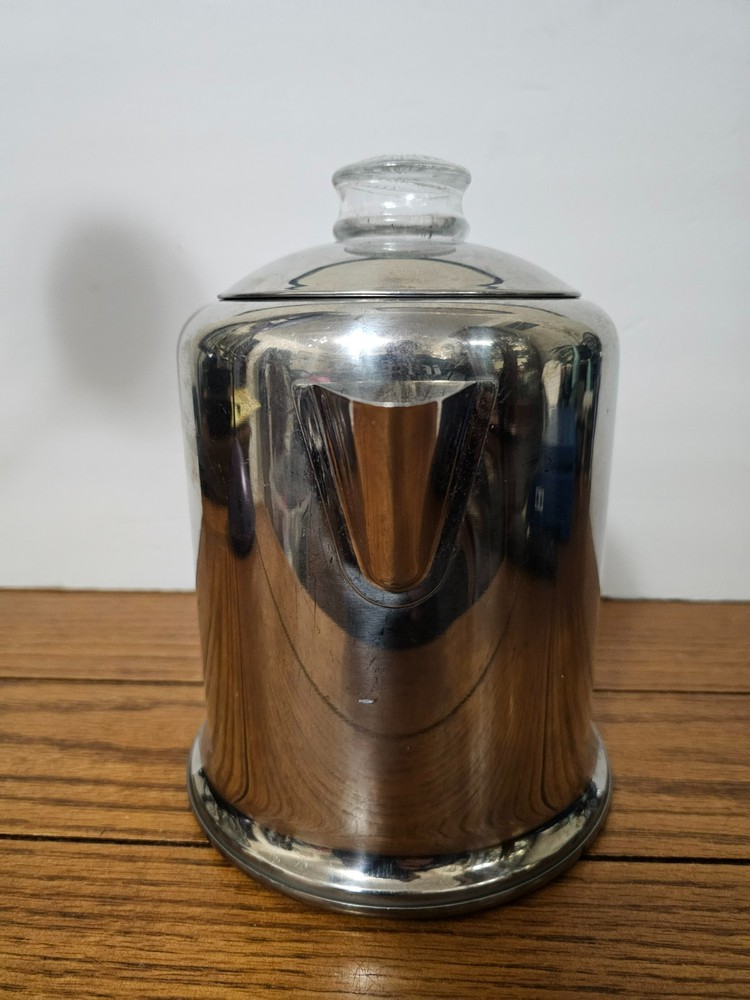 Farberware Stainless Steel Coffee Pot 4-8 Cup Complete