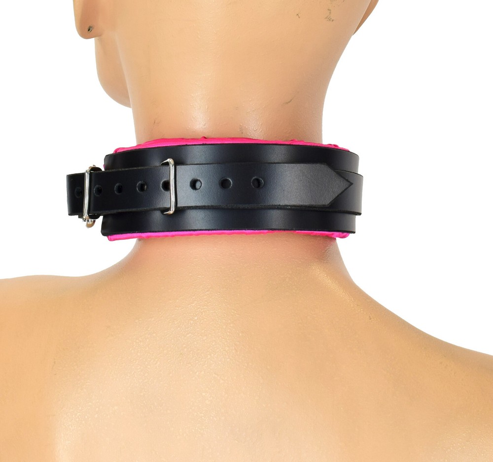 Pink Satin Lined Sub Collar by Axovus