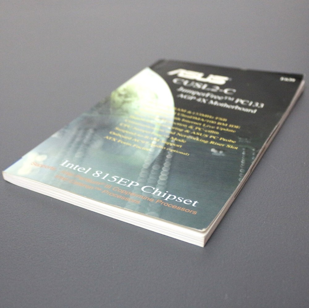 ASUS CUSL2-C Motherboard User Manual, October 2000 - manual only