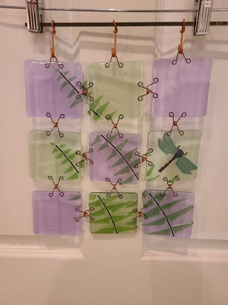 Glass Tile Sun Catcher 11" X 11"